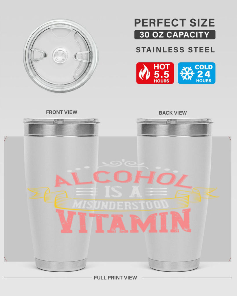 alcohol is a misunderstood vitamin 50#- cooking- Tumbler