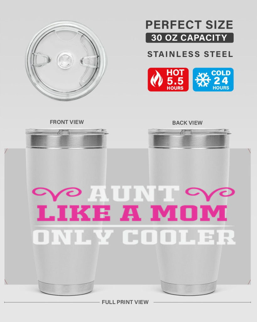 aunt like a mom only cooler 216#- mom- Tumbler