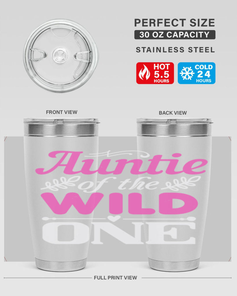 auntie of the wild one Style 63#- aunt- Tumbler