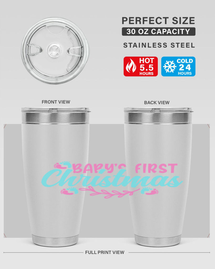 babys first christmas Style 287#- baby- tumbler