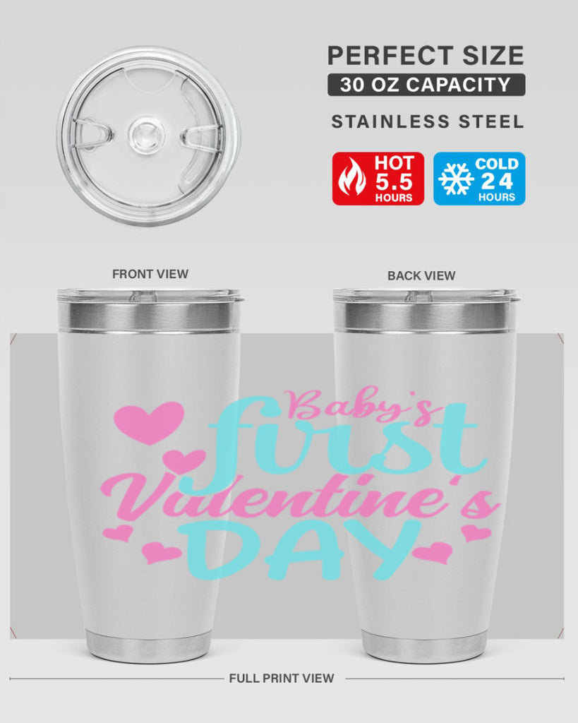 babys first valentines day Style 281#- baby- tumbler