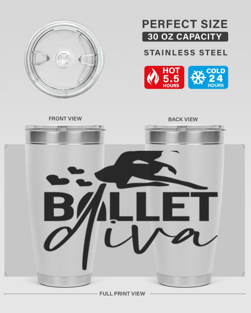 ballet diva 4#- ballet- Tumbler