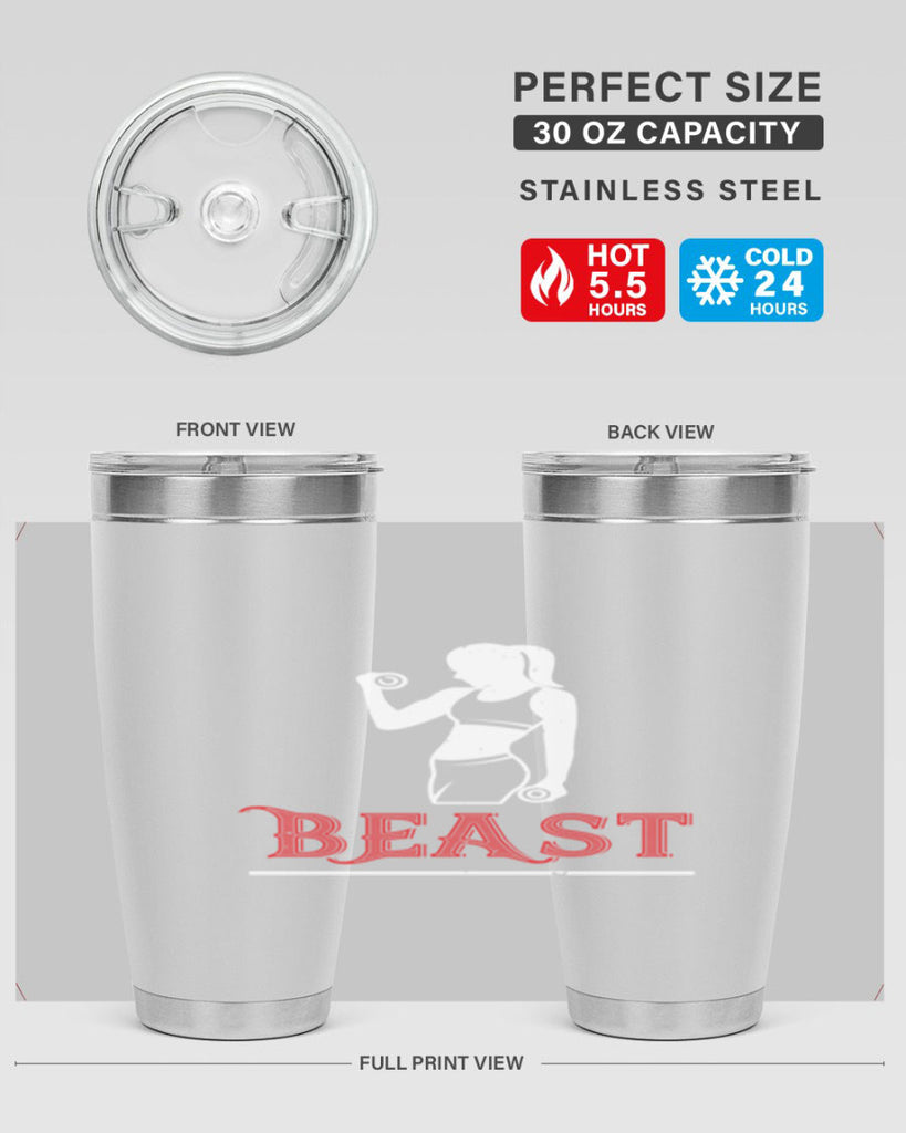 beast 102#- gym- Tumbler