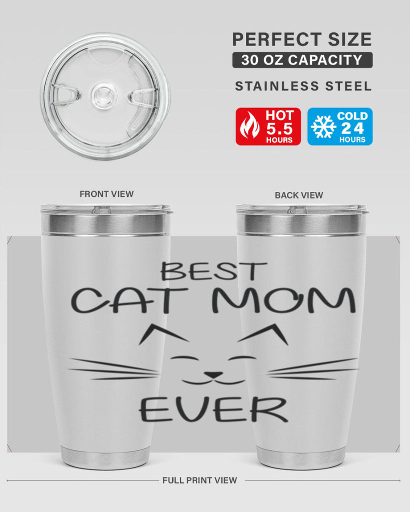 best cat mom ever 210#- mom- Tumbler