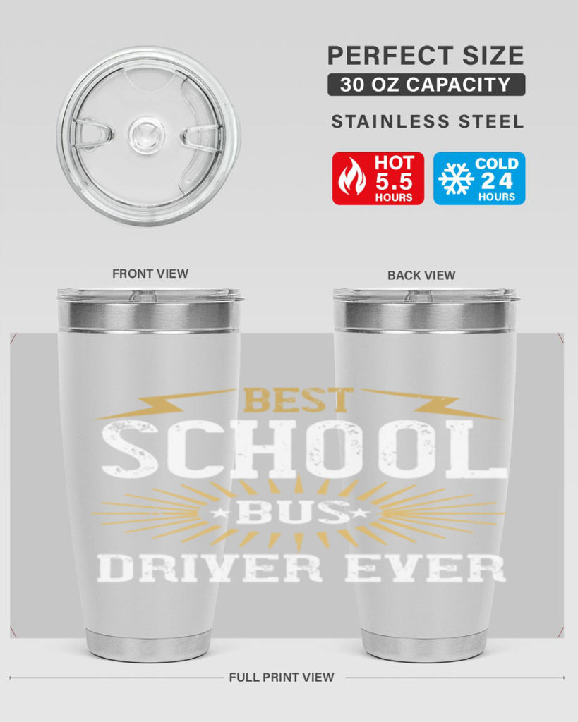 best school bus driver ever Style 43#- bus driver- tumbler