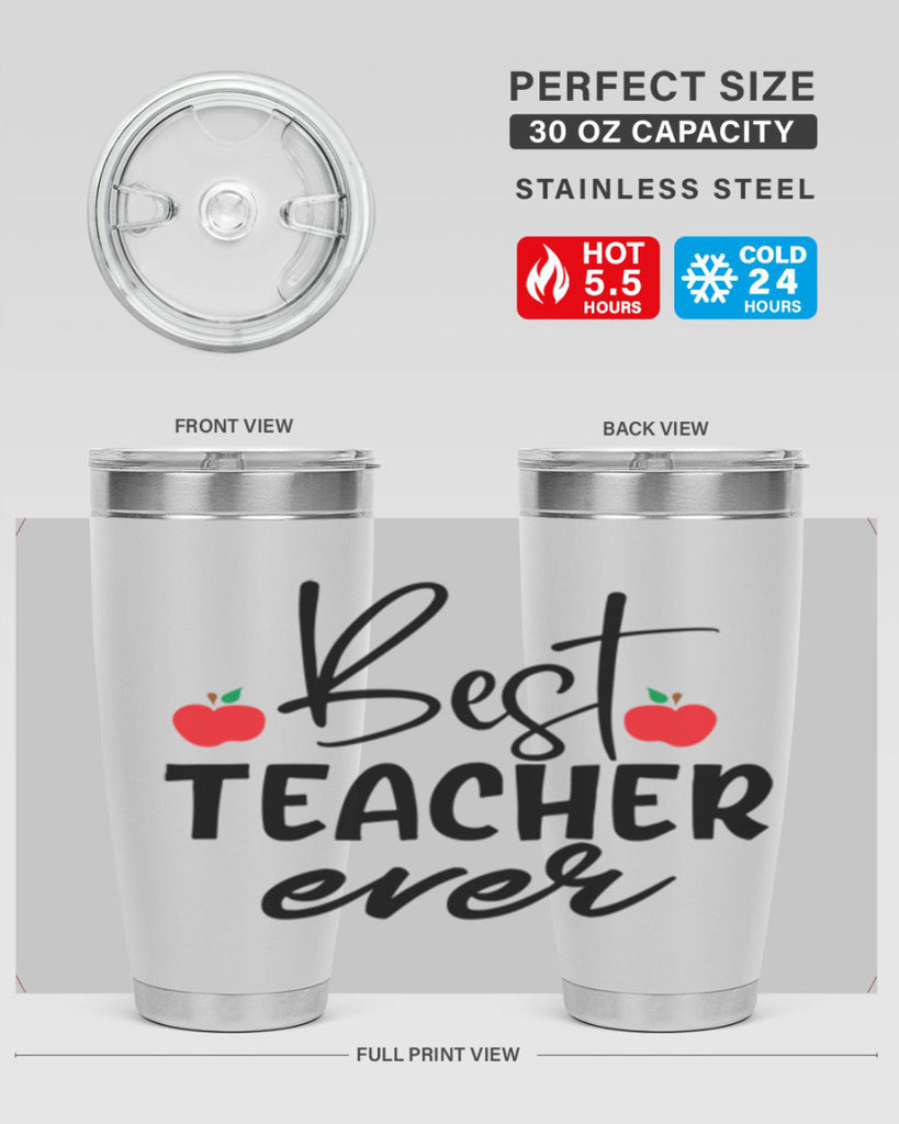 best teacher ever Style 188#- teacher- tumbler