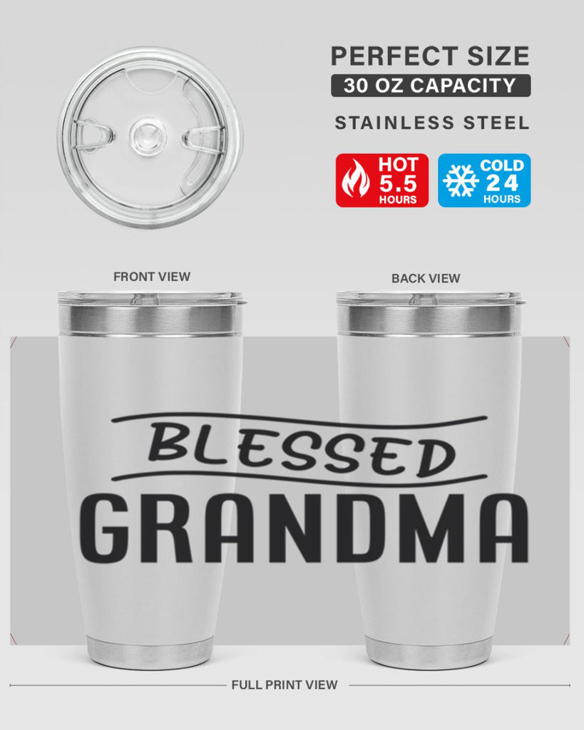 blessed grandma 62#- grandma - nana- Tumbler