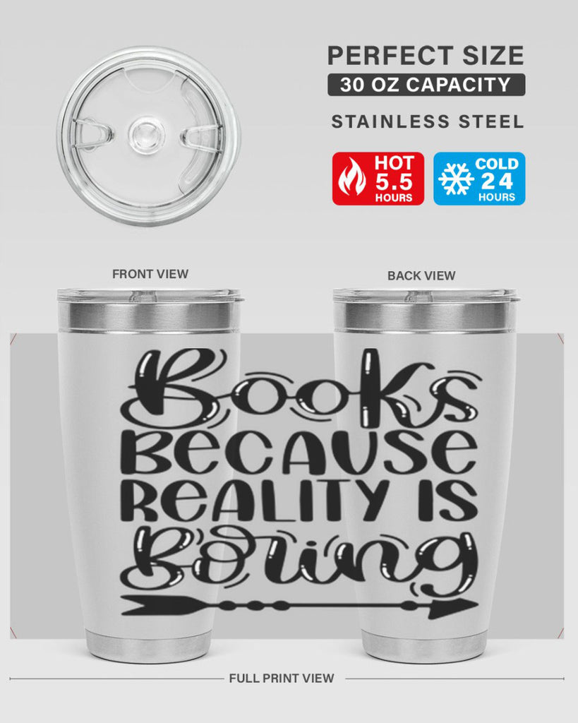 books because reality is boring 45#- reading- Tumbler