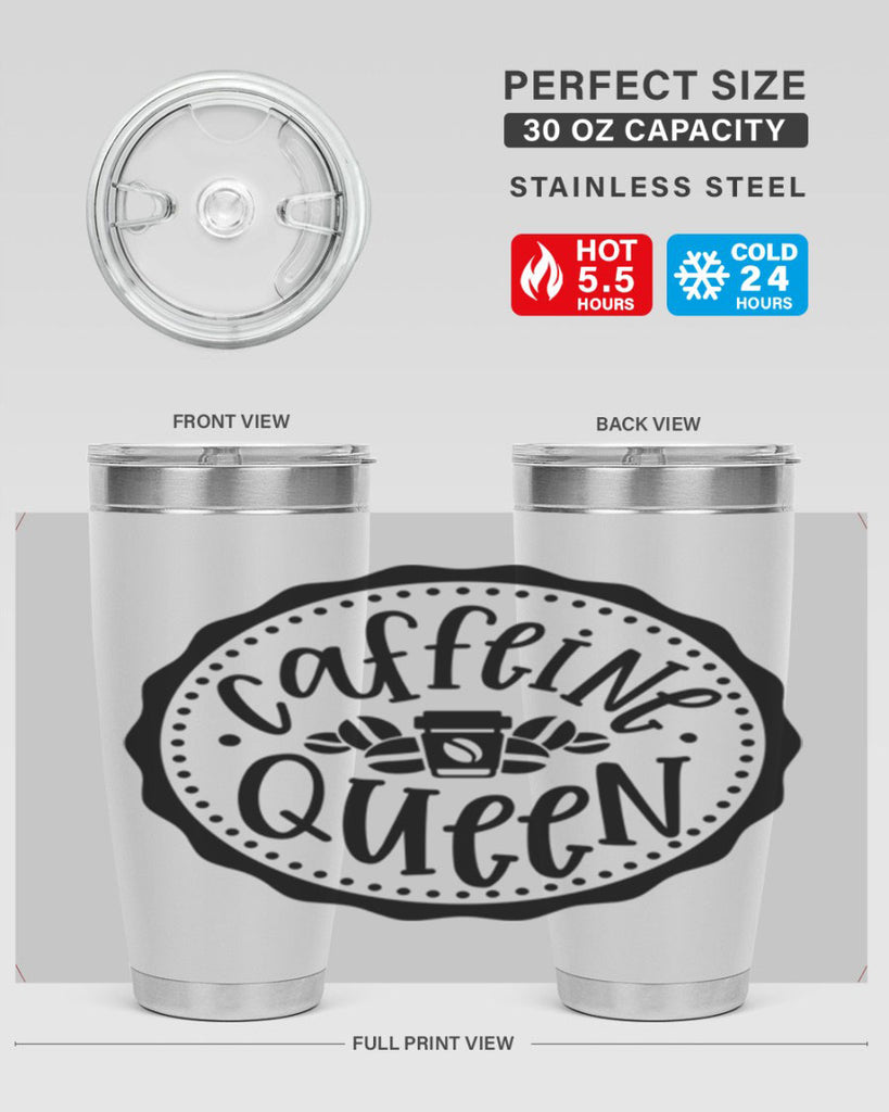 caffeine queen 185#- coffee- Tumbler