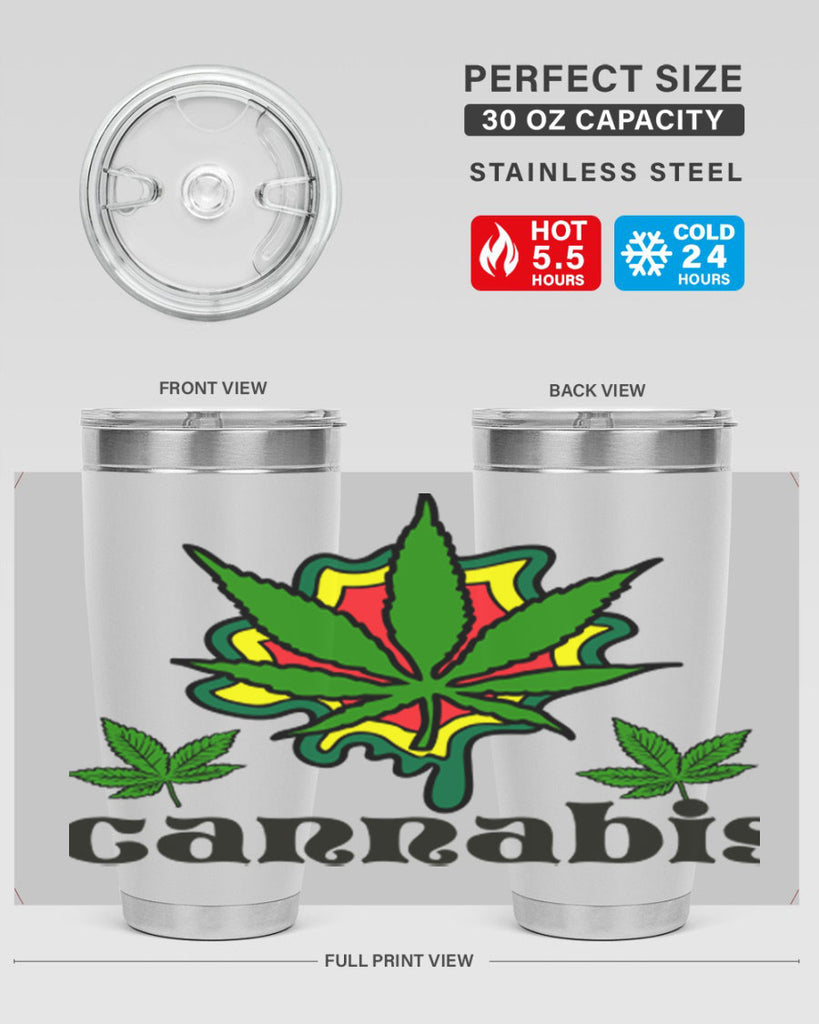 cannabis a 39#- marijuana- Tumbler