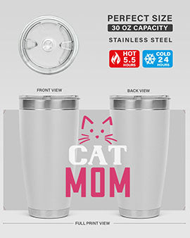 cat mom Style 34#- cat- Tumbler