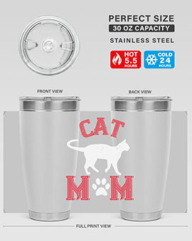 cat mom Style 35#- cat- Tumbler