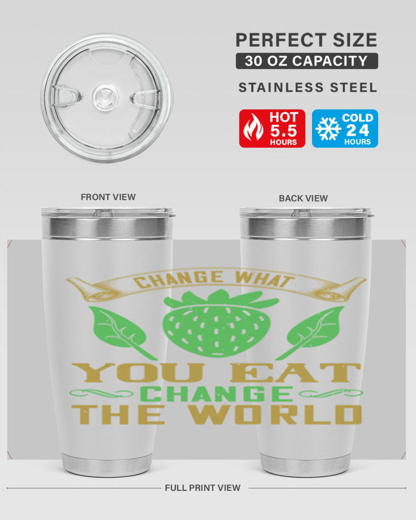 change what you eat change the world 146#- vegan- Tumbler