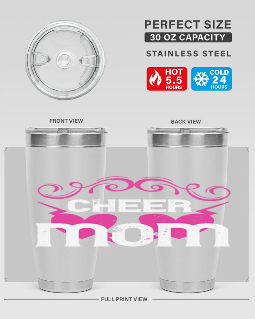 cheer mom 194#- mom- Tumbler