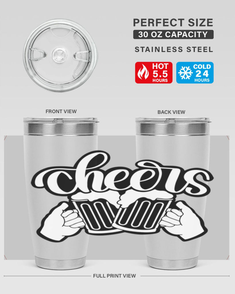 cheers 44#- beer- Tumbler