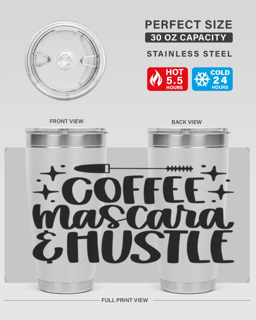 coffe mascara hustle 180#- coffee- Tumbler