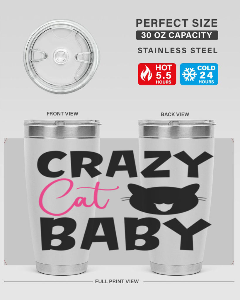 crazy cat baby Style 270#- baby- tumbler