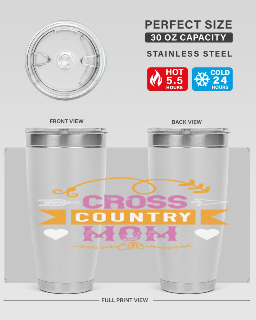 cross country mom 190#- mom- Tumbler