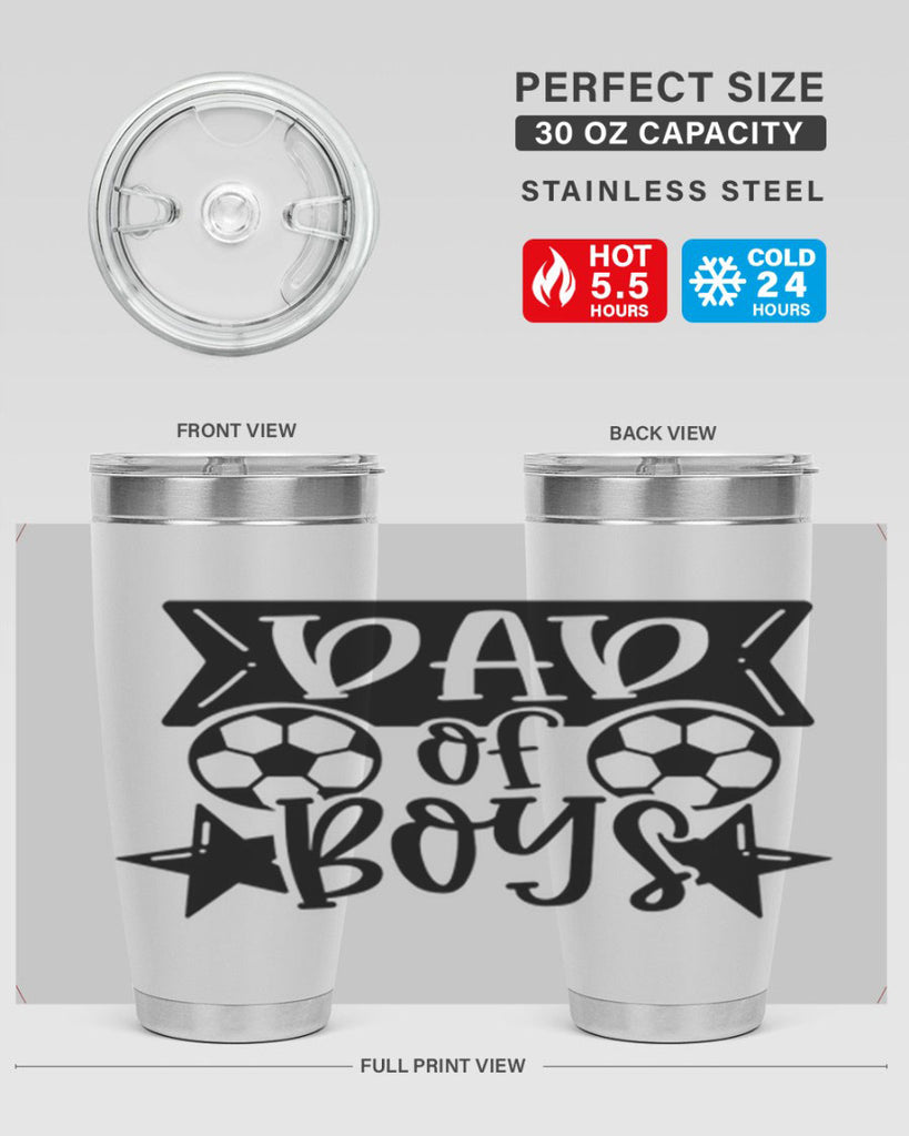 dad of boy 61#- fathers day- Tumbler