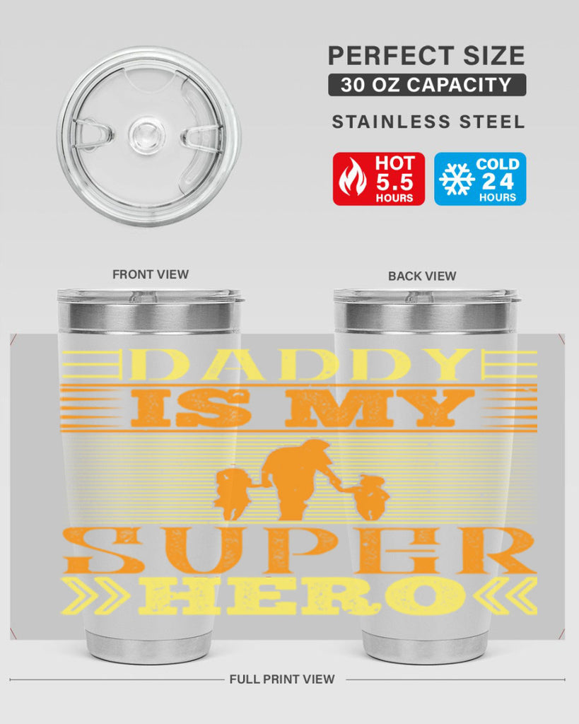 daddy is my super hero 241#- fathers day- Tumbler