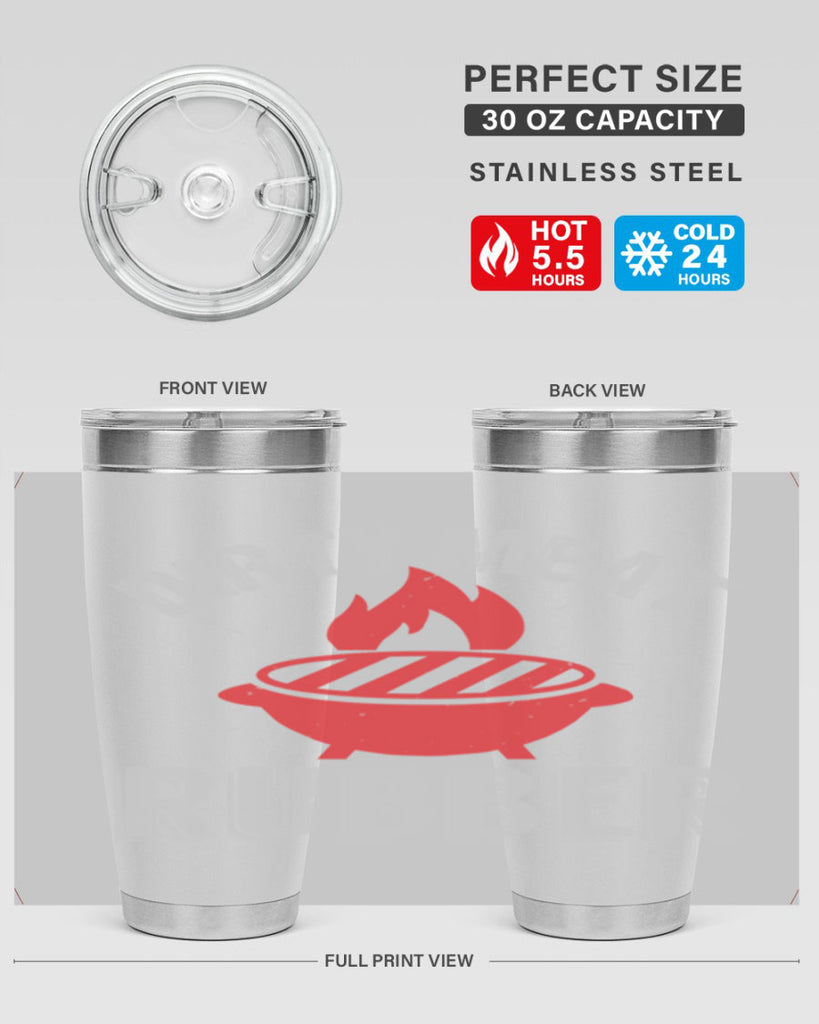 dirty meat rubber 46#- bbq- Tumbler