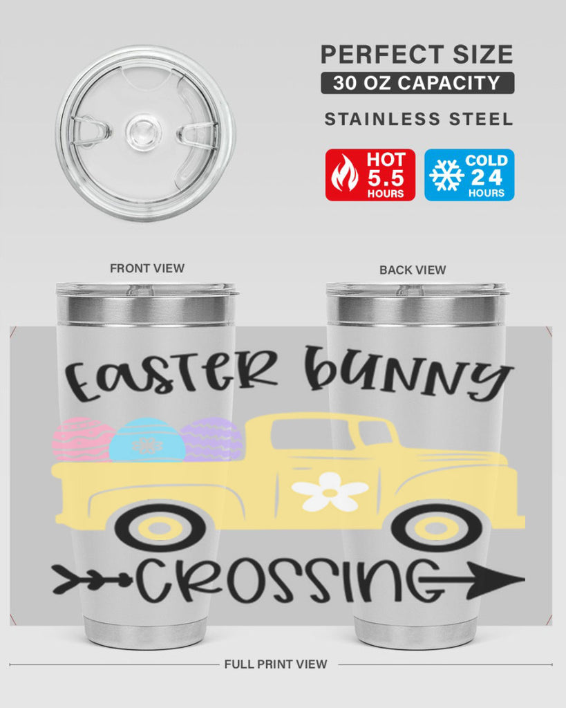 easter bunny crossing 59#- easter- Tumbler