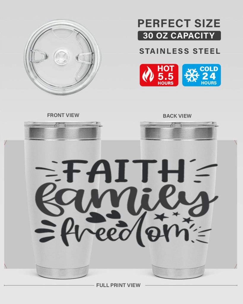 faith family freedom 43#- family- Tumbler