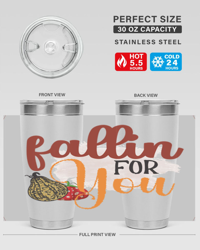 fallin for you 167#- fall- Tumbler
