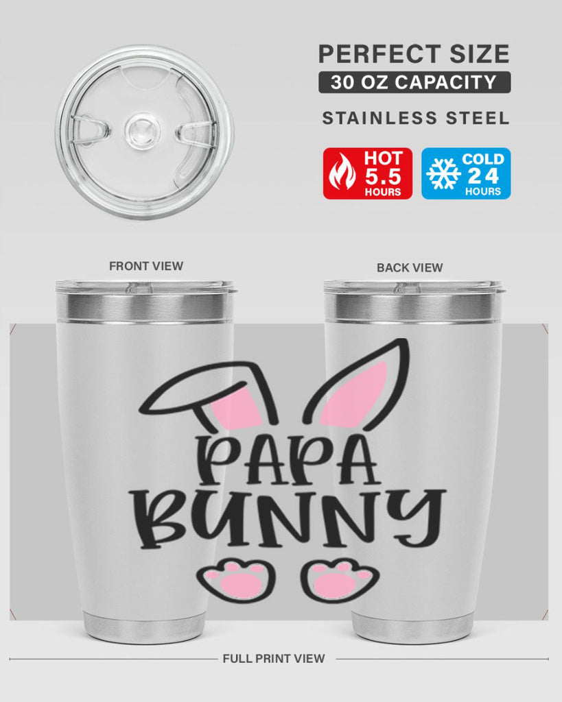 familypapa bunny 48#- easter- Tumbler