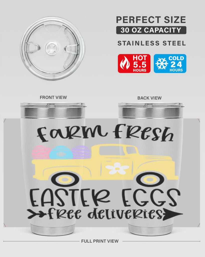 farm fresh easter eggs 46#- easter- Tumbler