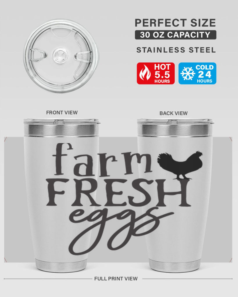 farm fresh eggs 102#- kitchen- Tumbler