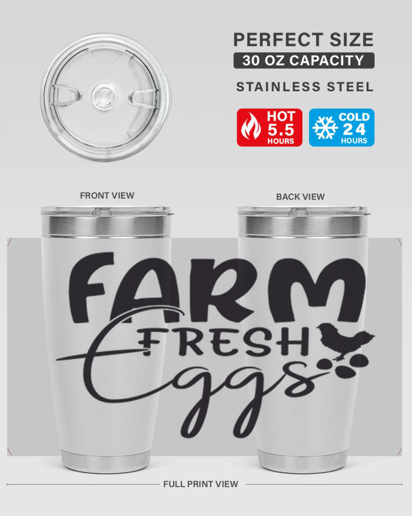 farm fresh eggs 103#- kitchen- Tumbler