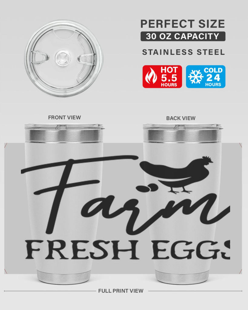 farm fresh eggs design 104#- kitchen- Tumbler