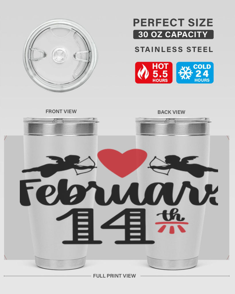 february th 28#- valentines day- Tumbler