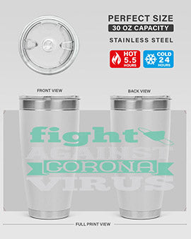 fight against corona virus Style 40#- corona virus- Cotton Tank