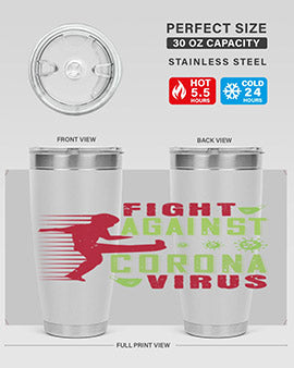 fight against corona virus Style 41#- corona virus- Cotton Tank