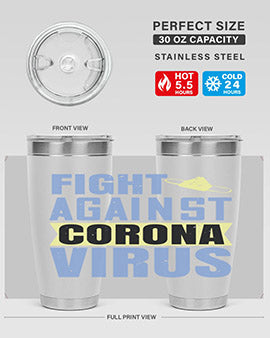 fight against corona virus Style 42#- corona virus- Cotton Tank