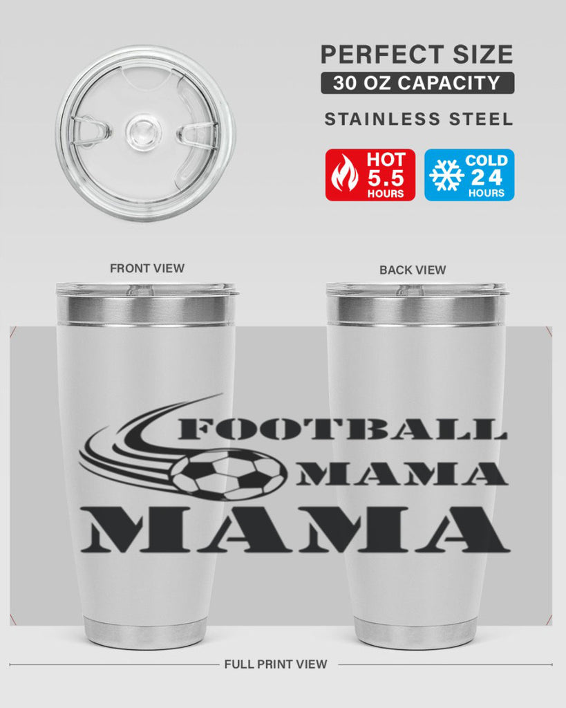 football mama 179#- mom- Tumbler