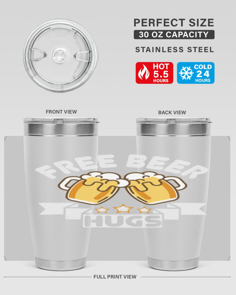 free beer hugs 88#- beer- Tumbler