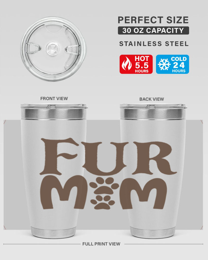 fur mom 266#- mom- Tumbler