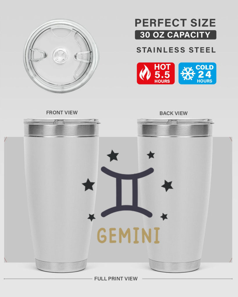 gemini 241#- zodiac- Tumbler