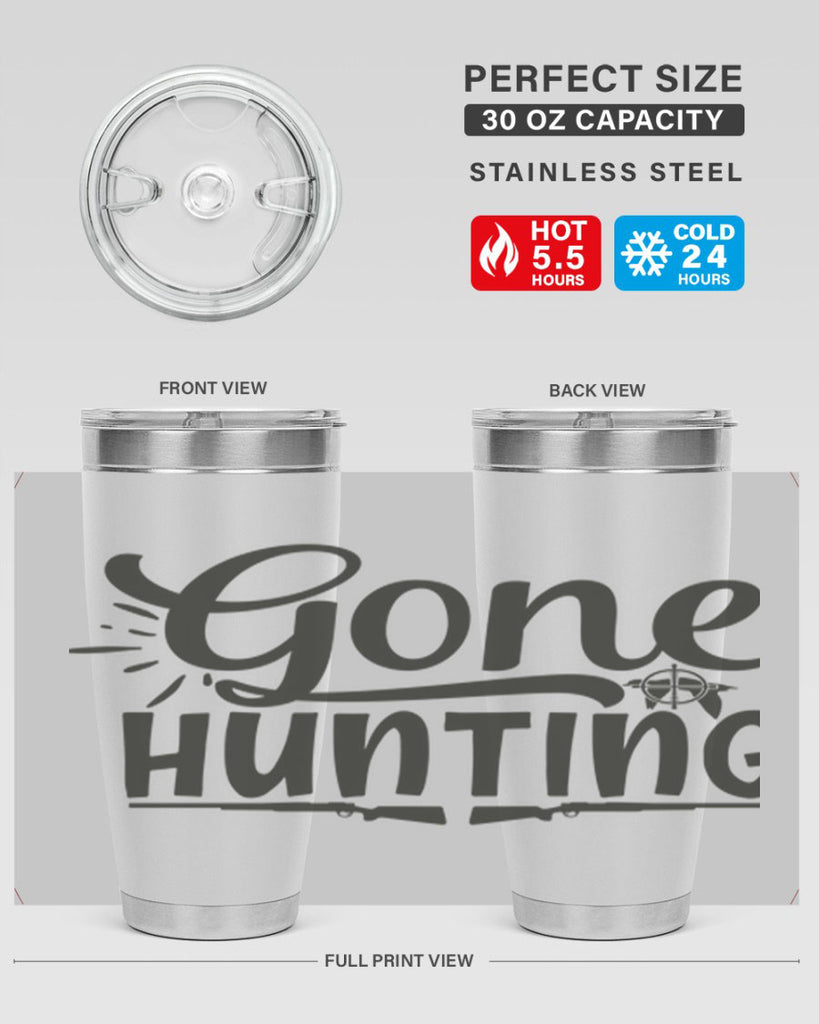 gone hunting 13#- hunting- Tumbler