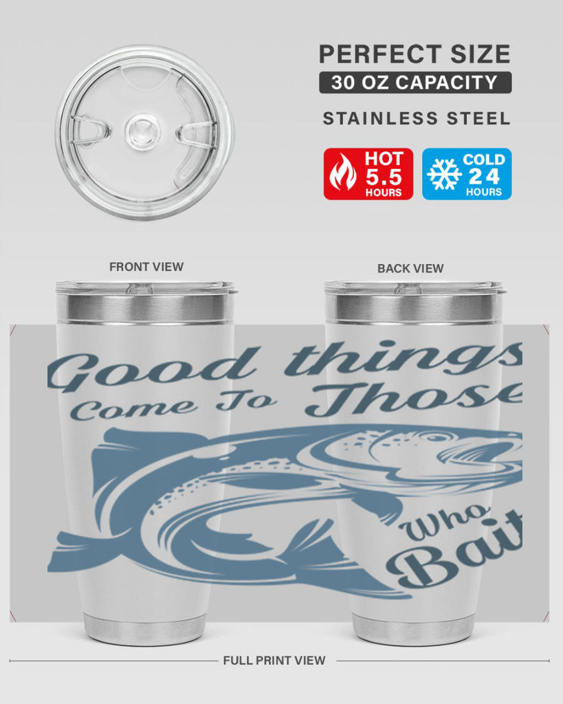 good things 127#- fishing- Tumbler