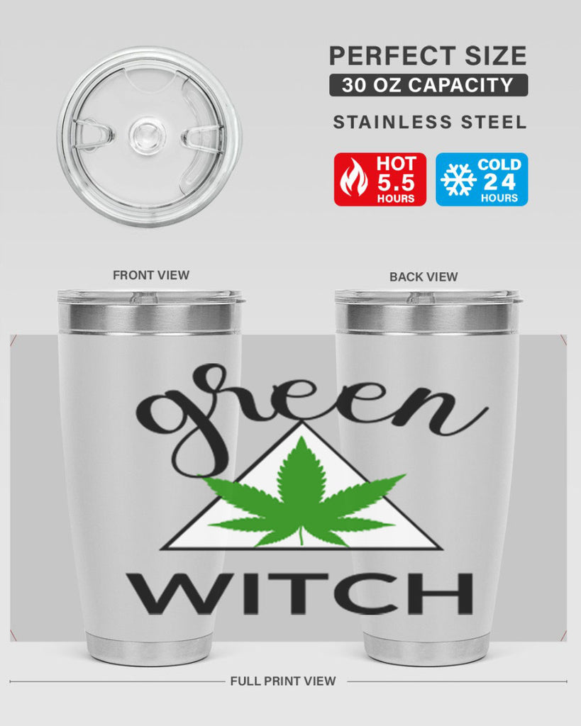 green cannabis with 98#- marijuana- Tumbler