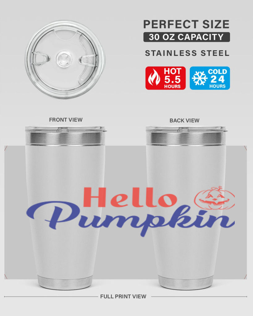 hello pumpkin 288#- fall- Tumbler