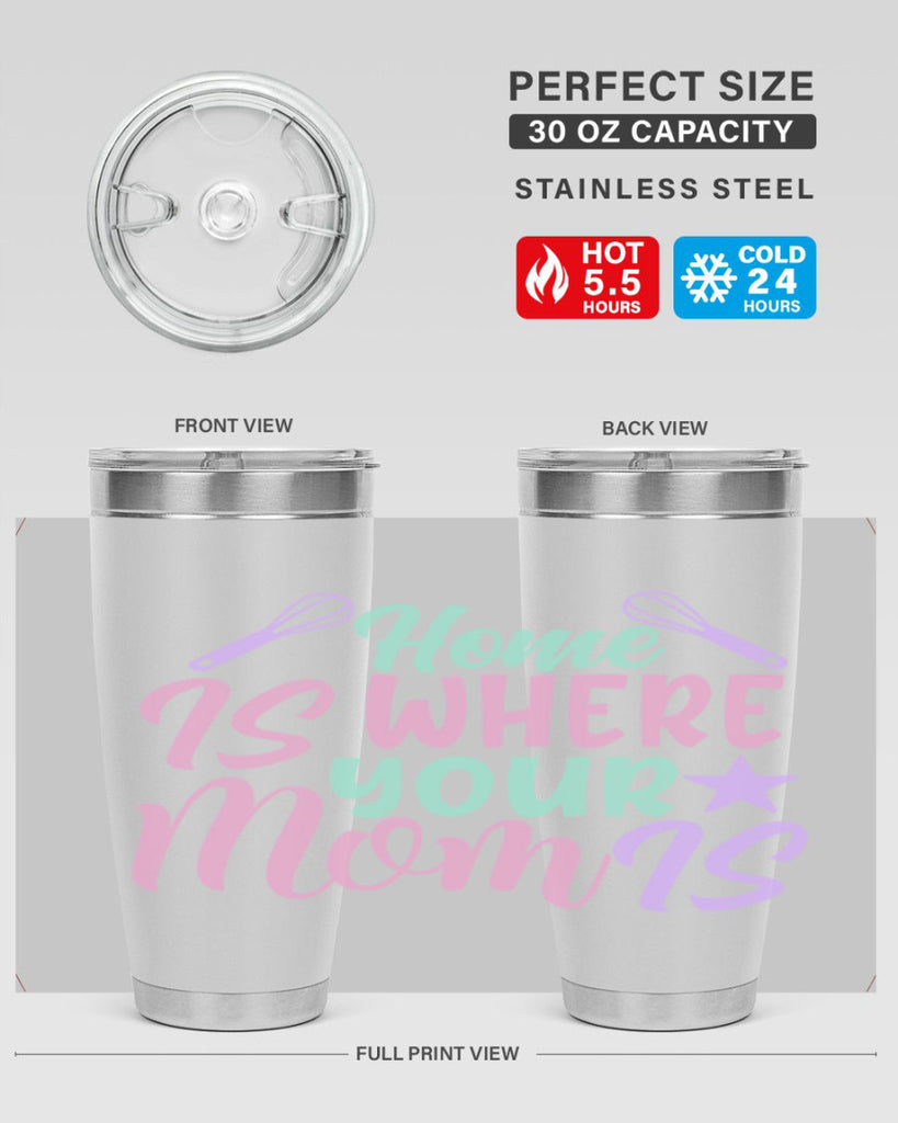 home is where your mom is 37#- home- Tumbler