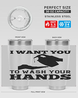 i want you to wash your hands Style 31#- corona virus- Cotton Tank