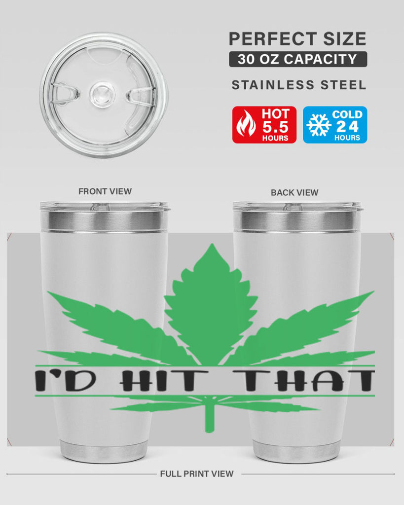 id hit that weed 143#- marijuana- Tumbler