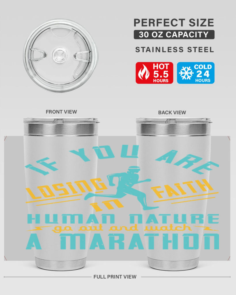 if you are losing faith in human nature go out and watch a marathon 37#- running- Tumbler