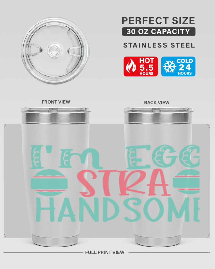 im eggstra handsome 115#- easter- Tumbler